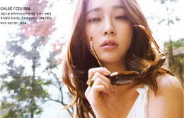Lee Min Jung sành điệu với kính mắt Chloé